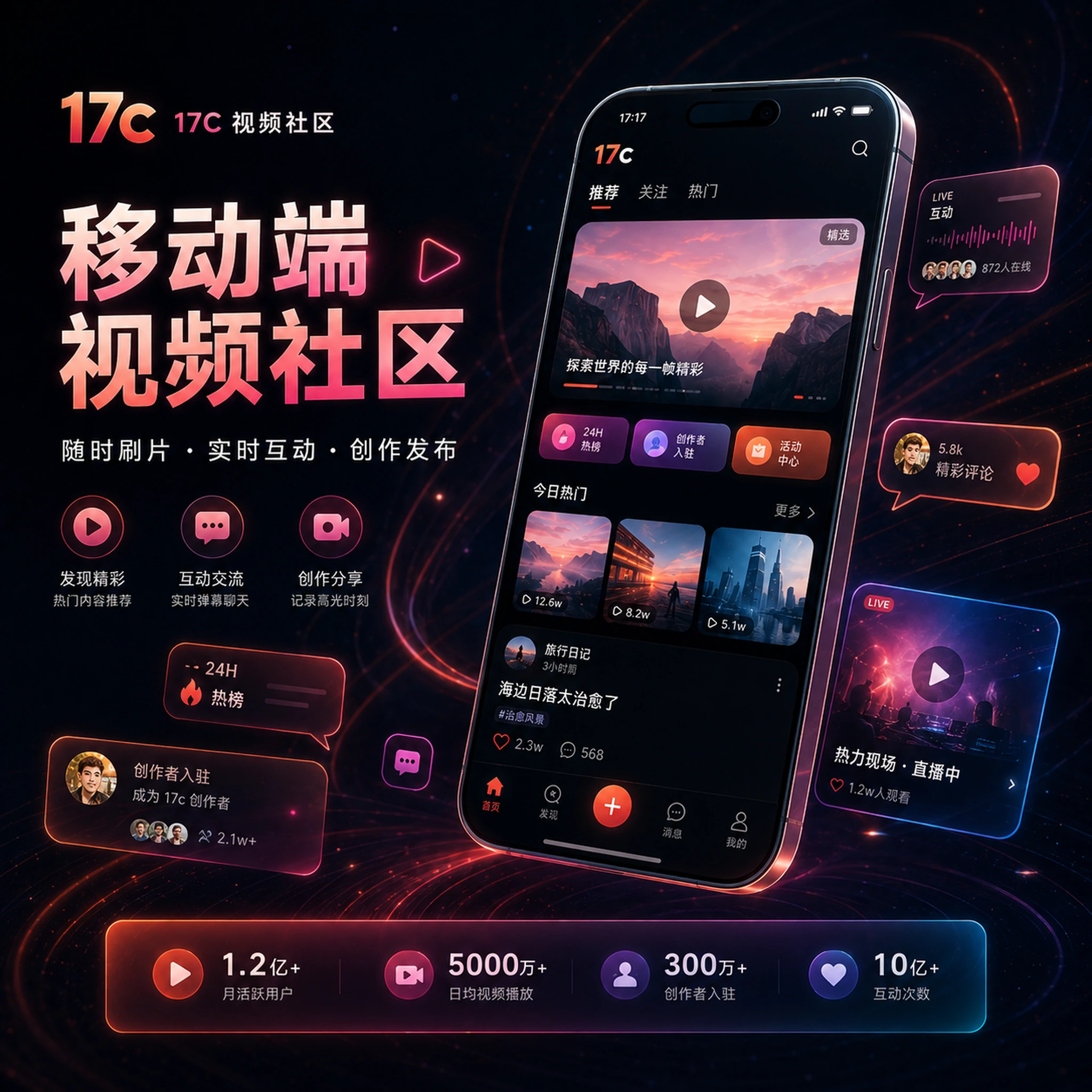 17C移动创作体验主题画面